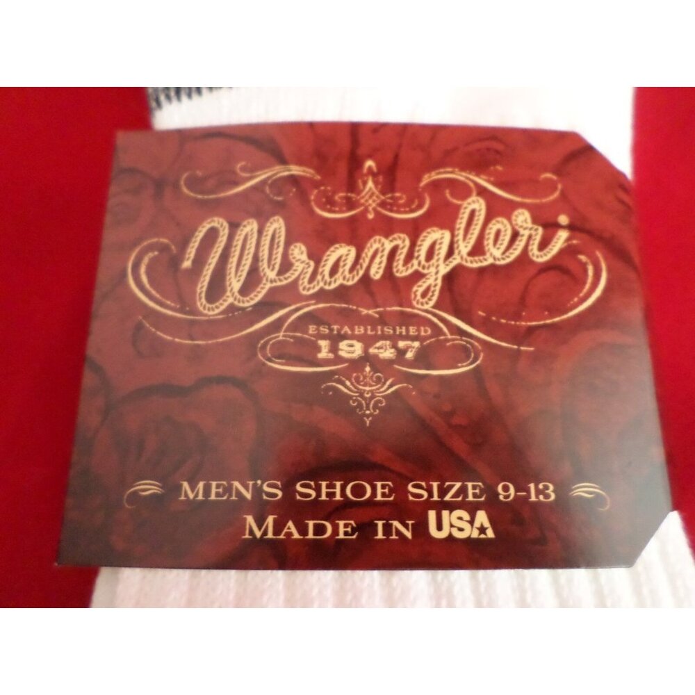 1 Pair Wrangler Ultra Dri Over the Calf  Boot Sock Large 9-13 USA - Picture 6 of 7